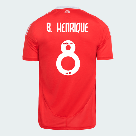 Camisa Adidas Internacional 2025/26 I - B. Henrique N° 8