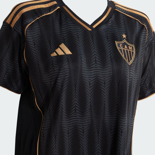 Camisa Atlético Mineiro Home 25/26 s/n° Torcedor Adidas Feminina  - Preta