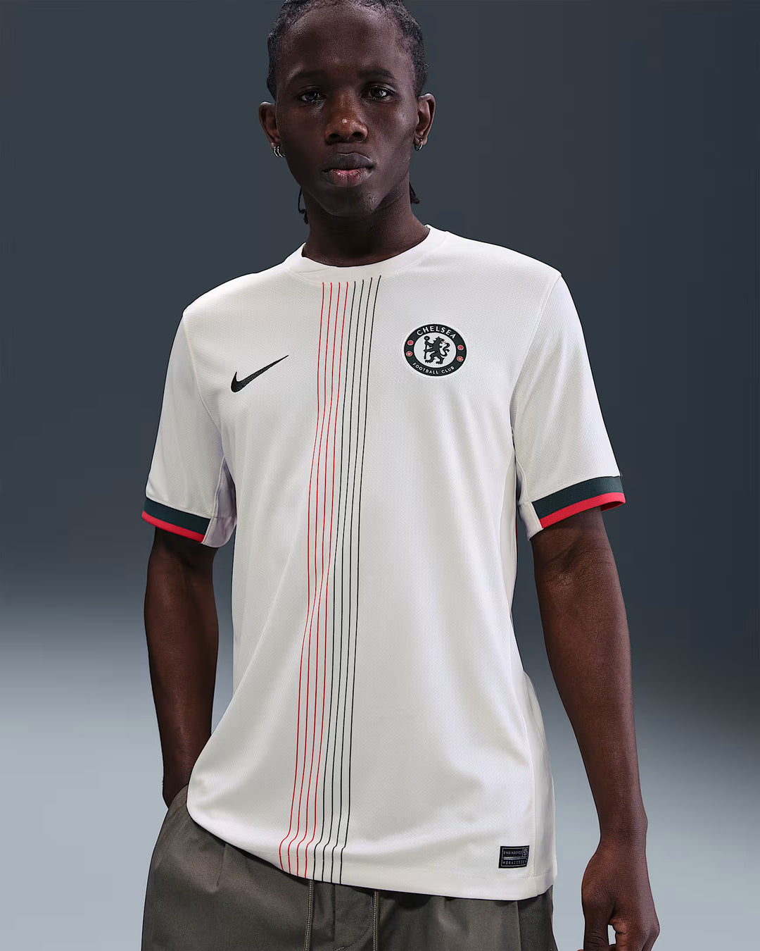 Camisa Chelsea Away 25/26 Torcedor Nike Masculina - Branca