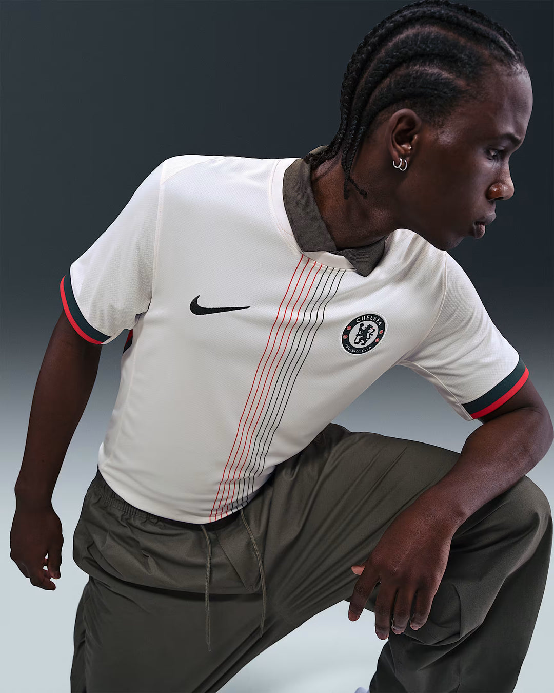 Camisa Chelsea Away 25/26 Torcedor Nike Masculina - Branca
