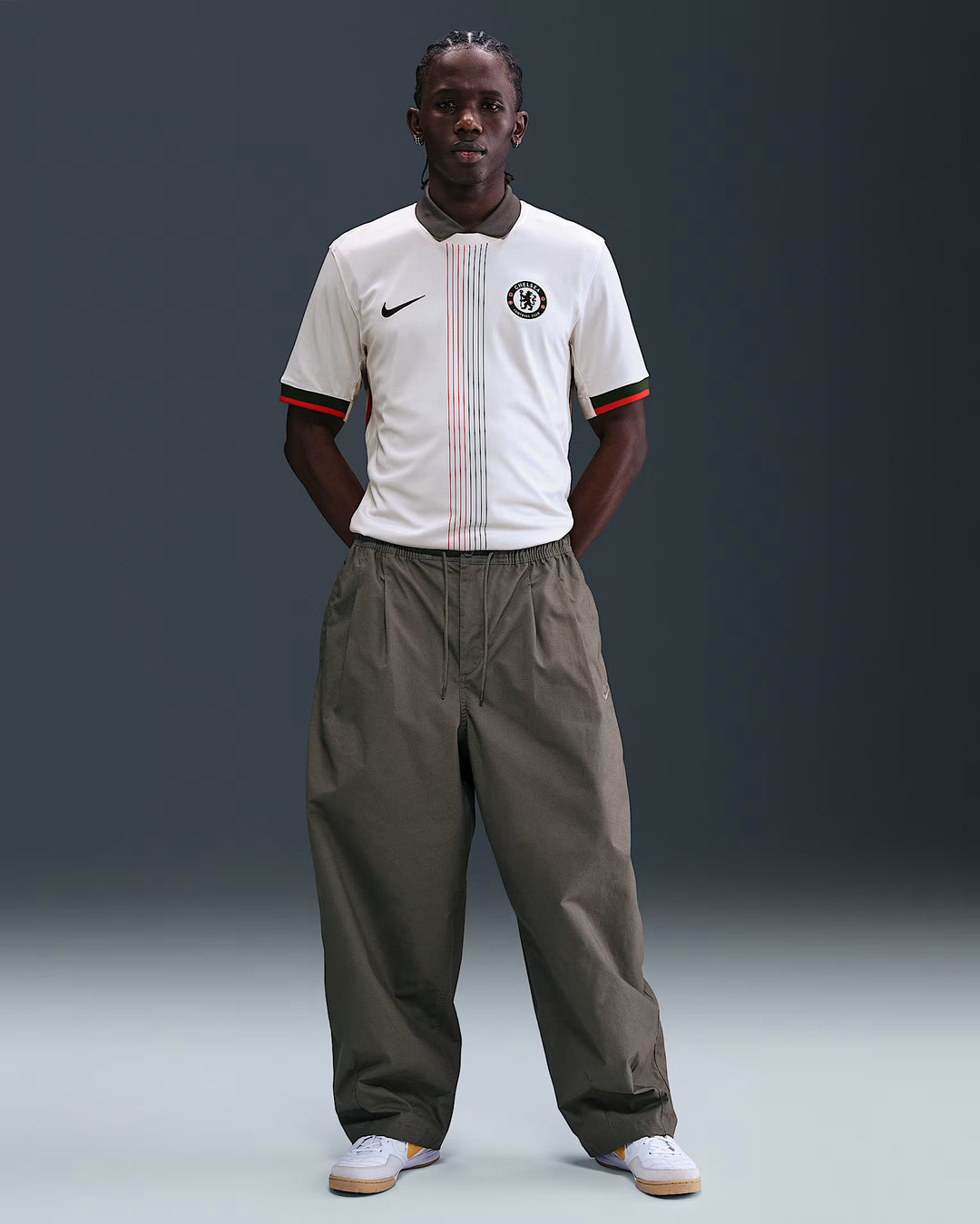 Camisa Chelsea Away 25/26 Torcedor Nike Masculina - Branca