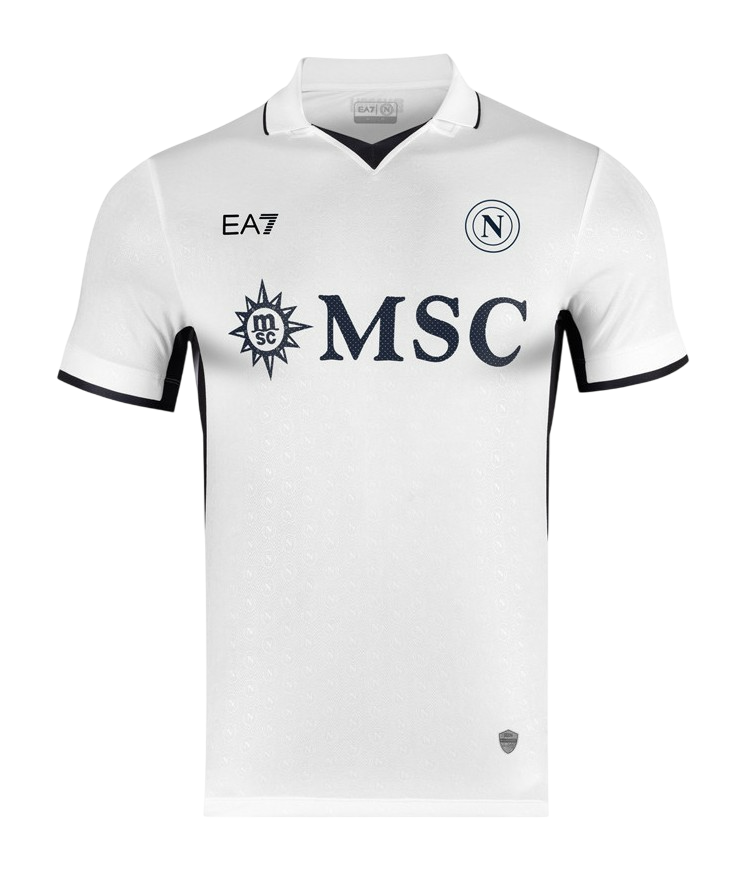 Camisa Napoli Away 24/25 Torcedor EA7 Masculina - Branca