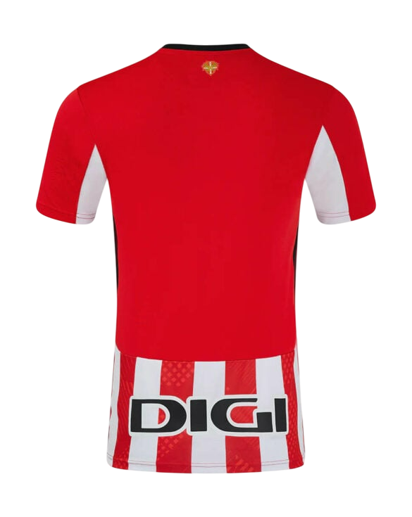 Camisa Athletic Bilbao Home 24/25 Torcedor Castore Masculino - Vermelha e Branca