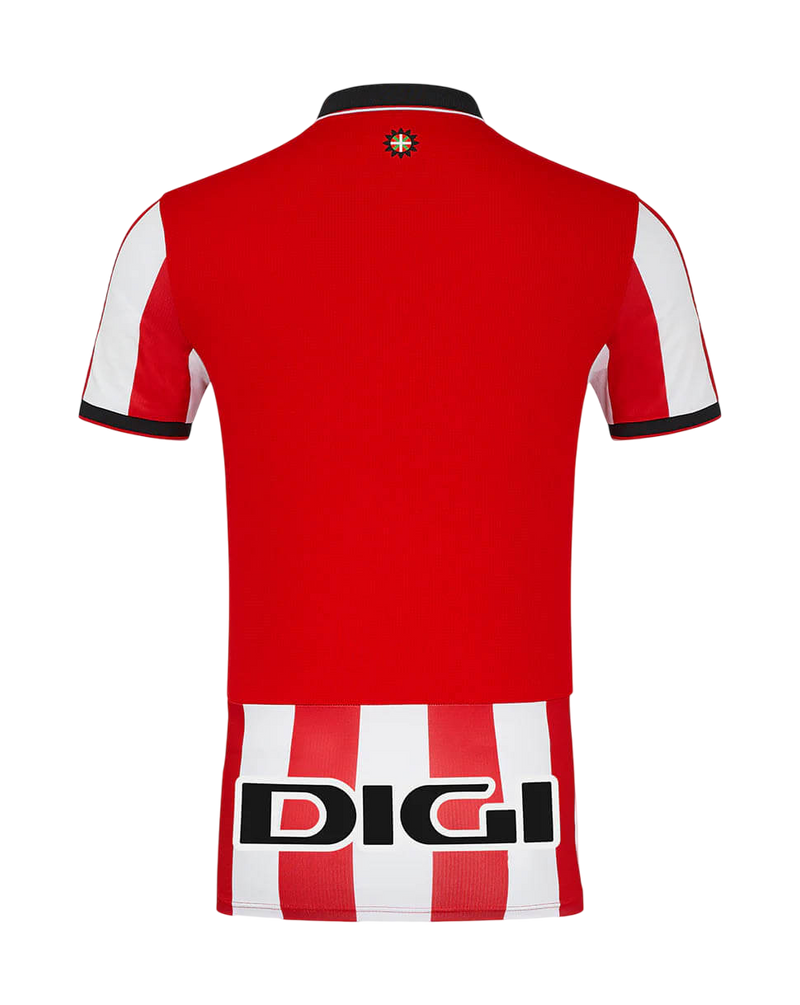 Camisa Athletic Bilbao Home 25/26 Torcedor Castore Masculino - Vermelha e Branca