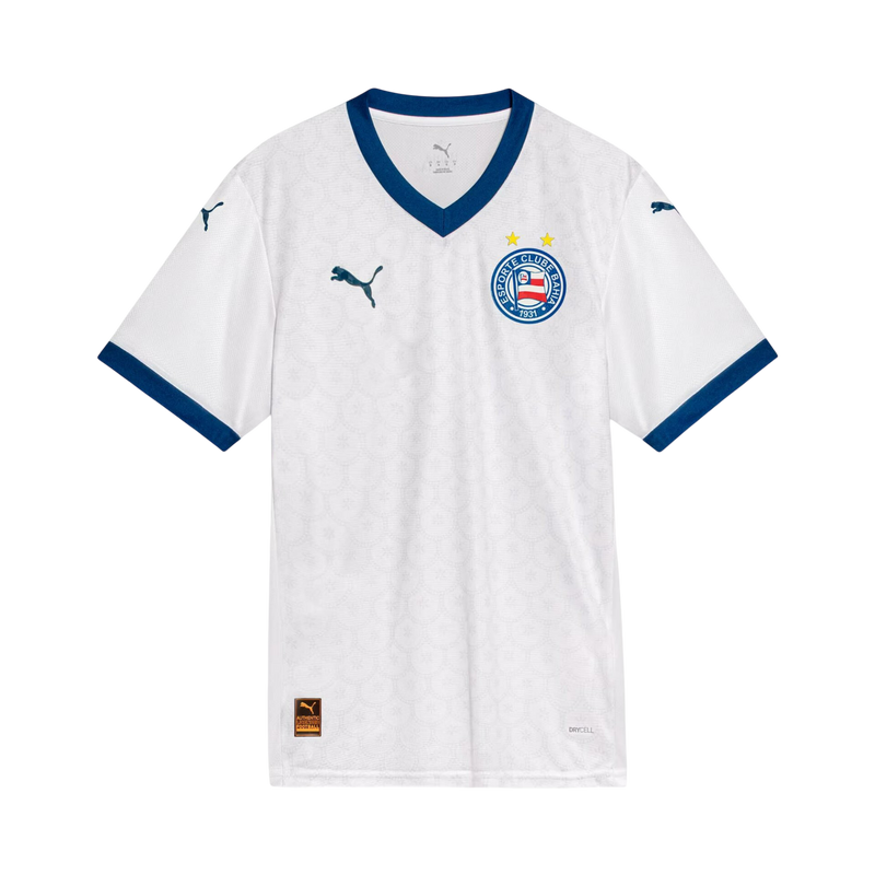 Camisa Bahia Home 25/26 Torcedor Puma Masculina - Branca