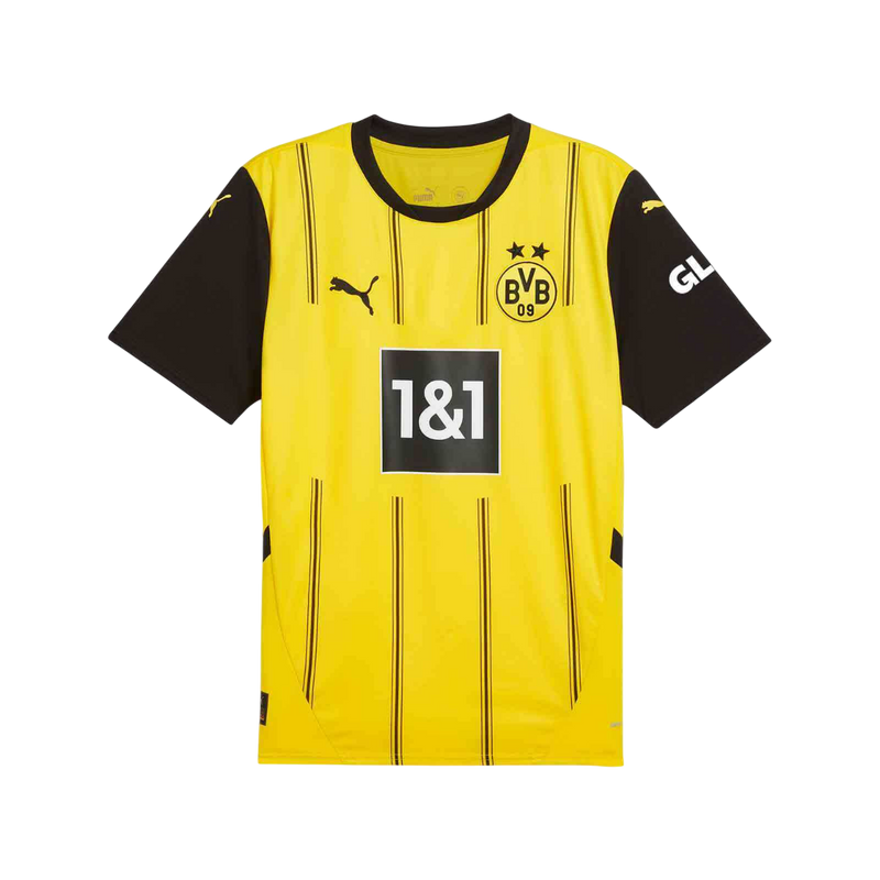 Camisa Borussia Dortmund Home 24/25 Torcedor Puma Masculino - Amarela