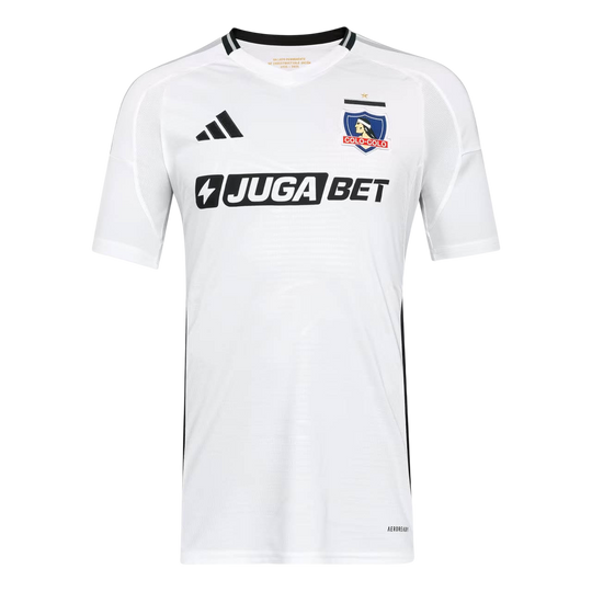 Camisa Colo-Colo Home 25/26 Torcedor Adidas Masculina - Branca