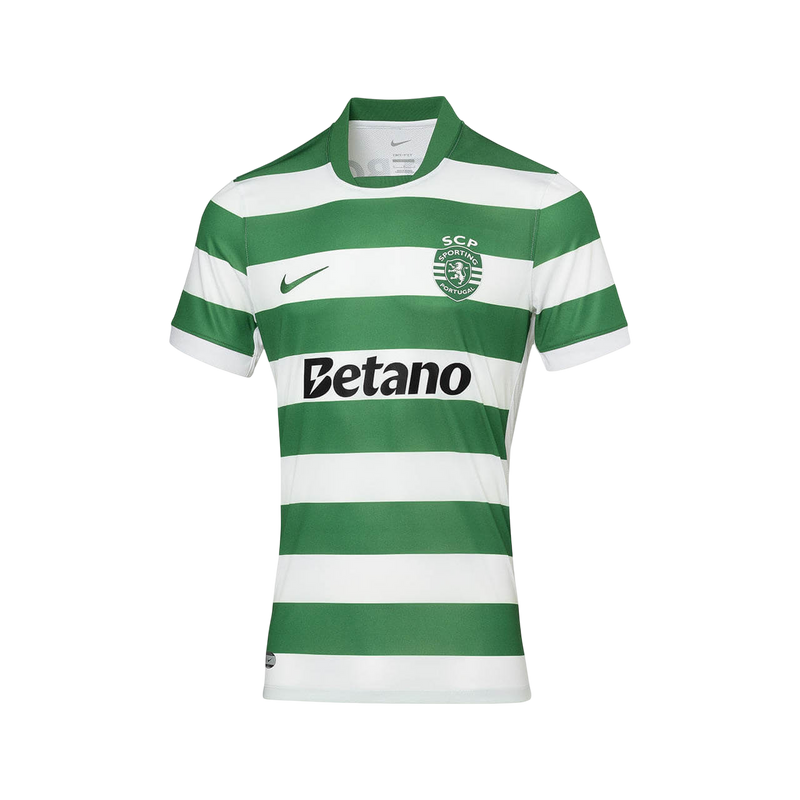 Camisa Sporting Home 25/26 Torcedor Nike Masculina - Verde e Branca