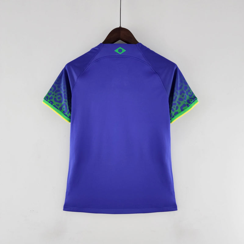 Camisa Feminina Seleção Brasil II 22/23 Nike - Azul