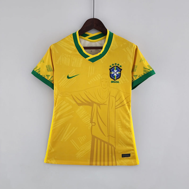 Brazil Nike Women's National Team Shirt - Yellow - Concept Yellow Rio