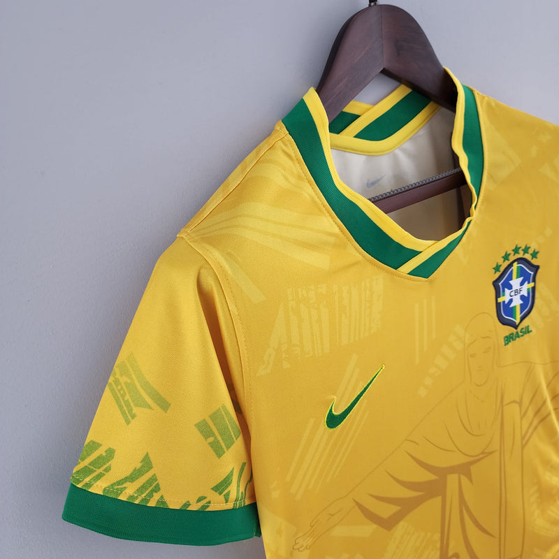 Brazil Nike Women's National Team Shirt - Yellow - Concept Yellow Rio