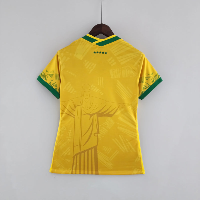 Brazil Nike Women's National Team Shirt - Yellow - Concept Yellow Rio