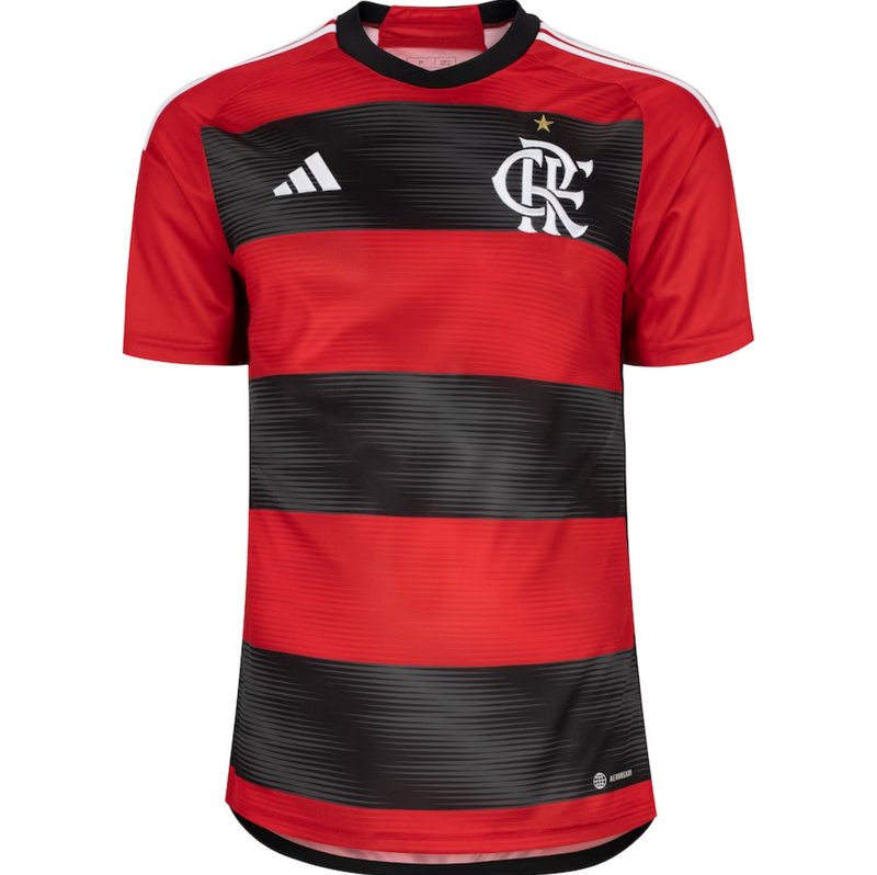 Camisa Flamengo I 23/24 Adidas - Rubro Negro