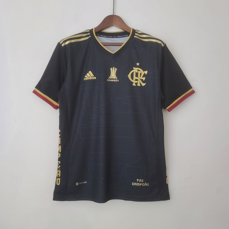 Camisa Flamengo [Tri Campeão] 23/24 Adidas - Preto