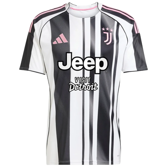 Camisa Juventus Home 25/26 Torcedor Adidas Masculina - Preta e Branca
