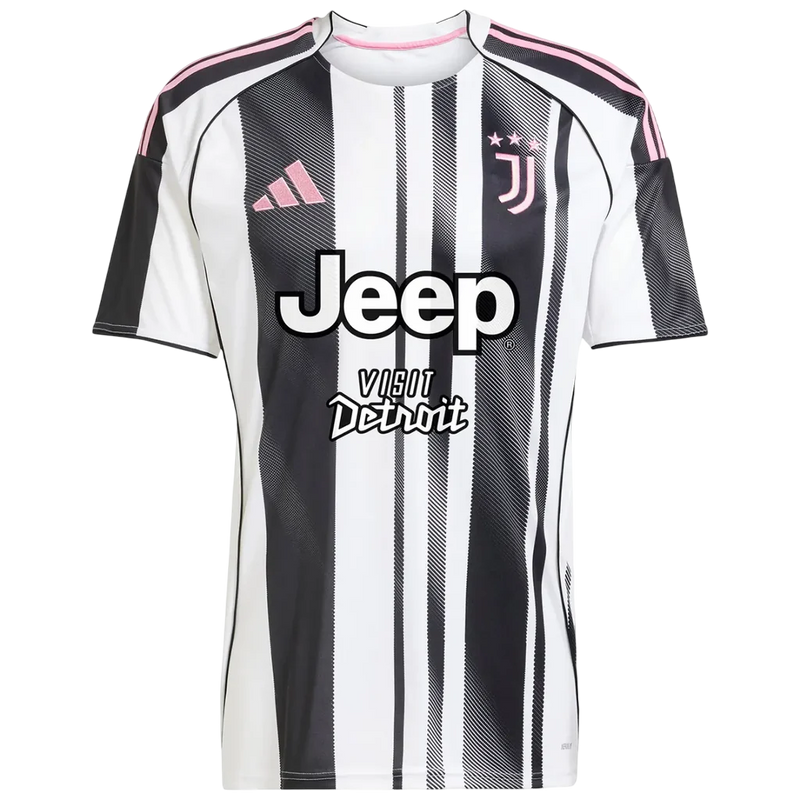 Camisa Juventus Home 25/26 Torcedor Adidas Masculina - Preta e Branca