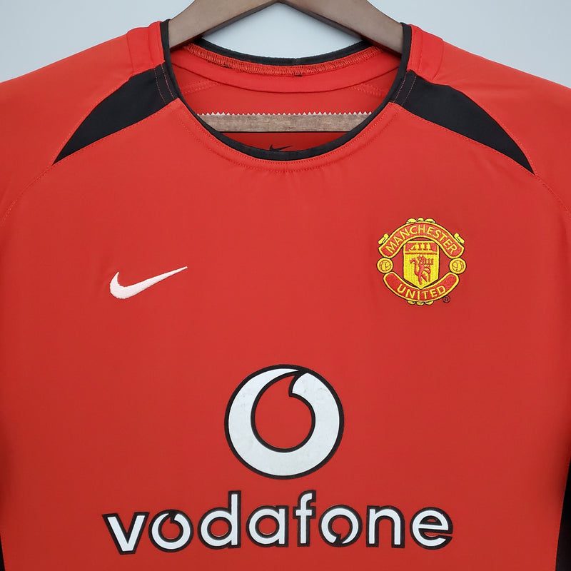 Camisa Manga Longa Manchester United 02/04 Nike - Vermelho