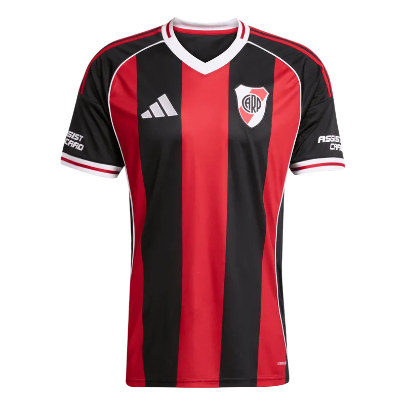 Camisa River Plate Away 25/26 Torcedor Adidas Masculina - Vermelha e Preta