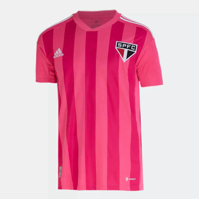 Camisa São Paulo Outubro Rosa 22/23 Adidas - Rosa