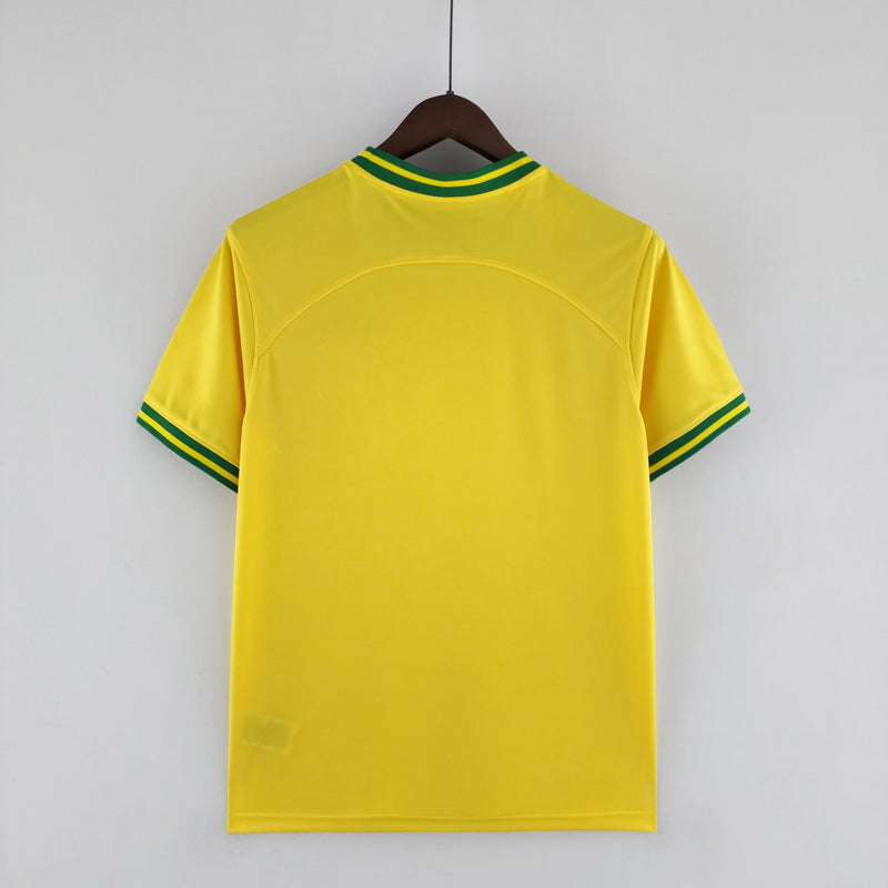 Camisa Seleção Brasil 2022 Nike - Amarela - Conceito Amarela