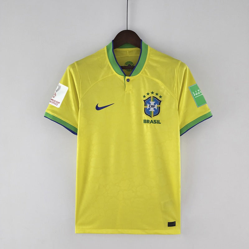 Camisa Seleção Brasil I [Com Patch] 22/23 Nike - Amarelo