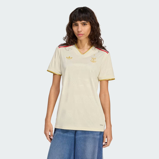 Camisa Flamengo Third 25/26 s/n° Torcedor Adidas Feminina - Creme