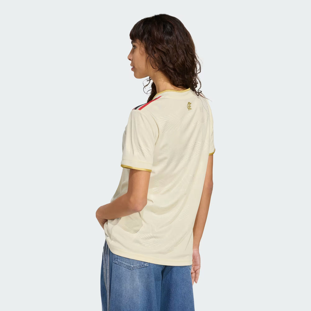 Camisa Flamengo Third 25/26 s/n° Torcedor Adidas Feminina - Creme