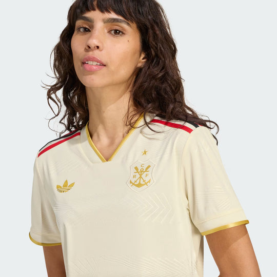 Camisa Flamengo Third 25/26 s/n° Torcedor Adidas Feminina - Creme