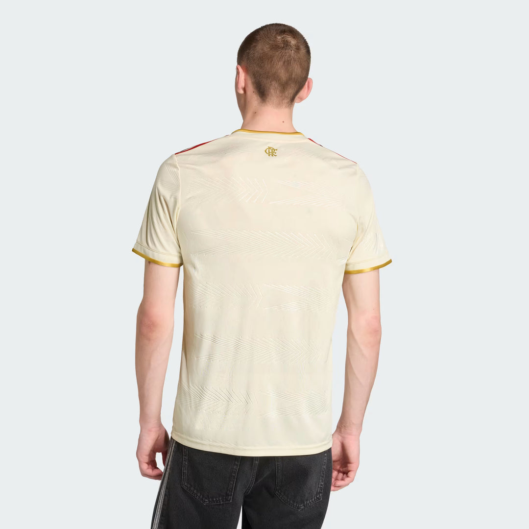 Camisa Flamengo Third 25/26 s/n° Torcedor Adidas Masculina - Creme