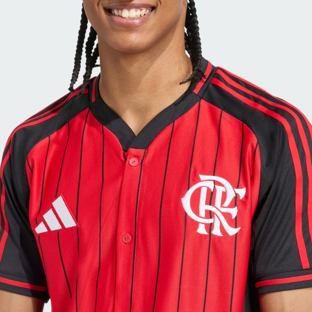 Camisa Flamengo US PACK 25/26 Adidas Masculina - Vermelha