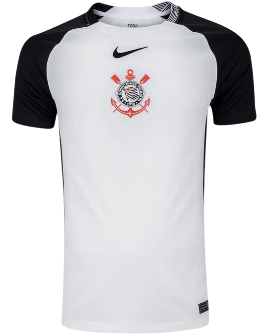 Camisa Corinthians Home 25/26 Torcedor Nike Masculino - Branca