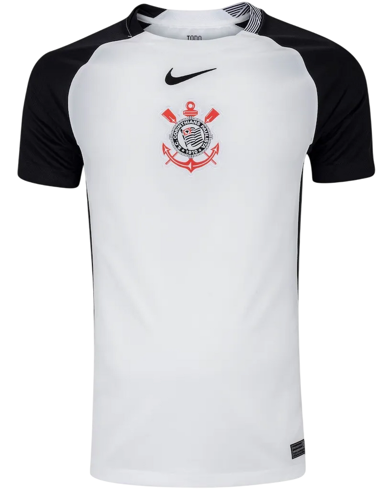 Camisa Corinthians Home 25/26 Torcedor Nike Masculino - Branca