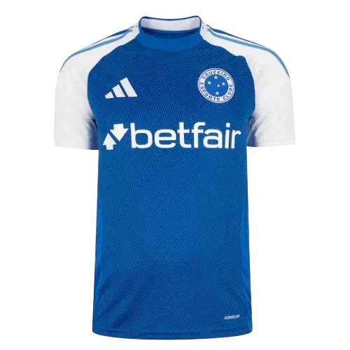 Camisa Cruzeiro Home 25/26 Torcedor Adidas Masculina - Azul e Branca