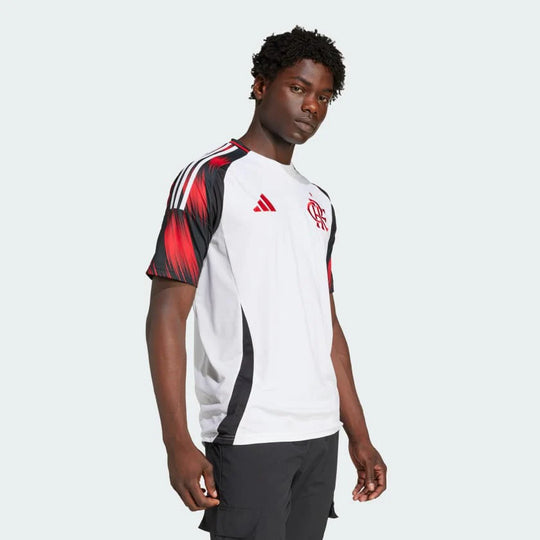 Camisa Flamengo Away 25/26 s/n° Torcedor Adidas Masculina - Branca
