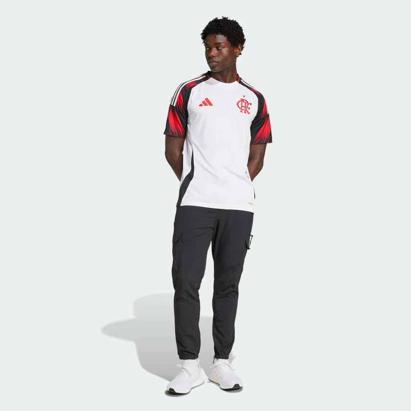 Camisa Flamengo Away 25/26 s/n° Torcedor Adidas Masculina - Branca