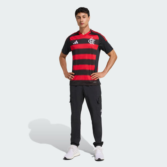 Camisa Flamengo Home 25/26 s/n° Torcedor Adidas Masculina - Vermelha e Preta