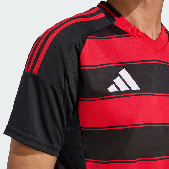 Camisa Flamengo Home 25/26 s/n° Torcedor Adidas Masculina - Vermelha e Preta