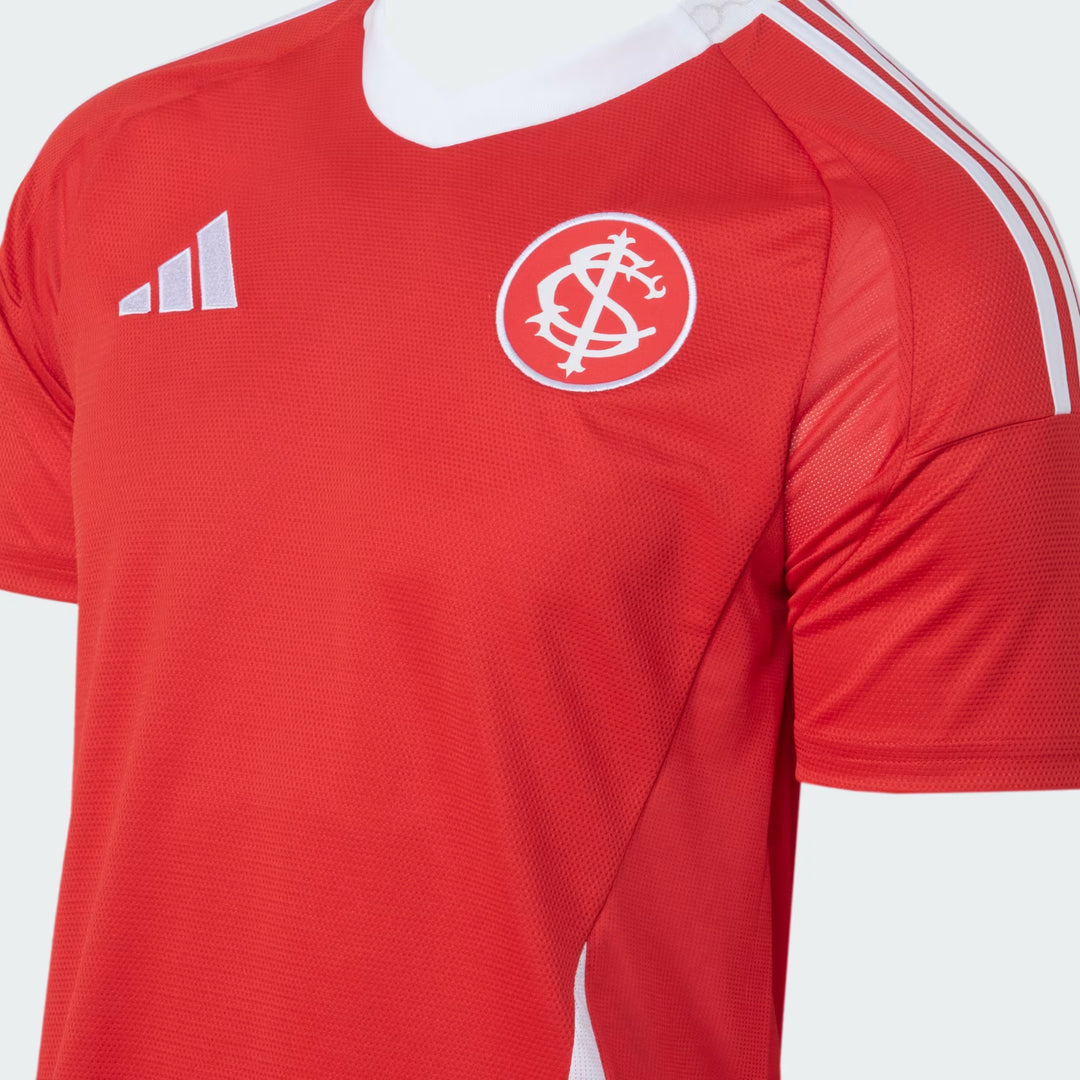 Camisa Internacional Home 25/26 Torcedor Adidas Masculina - Vermelha e Branca
