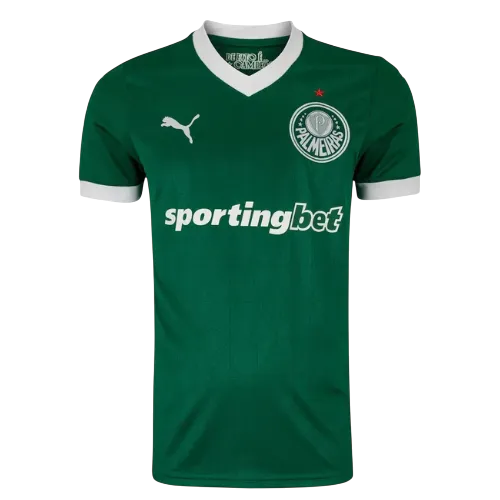 Camisa do Palmeiras Home 25/26 Torcedor Puma Masculina - Verde