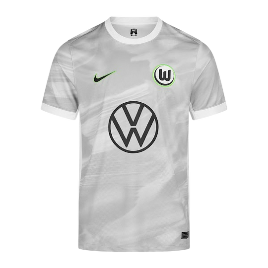Camisa Wolfsburg Away 25/26 Torcedor Nike Masculino - Cinza