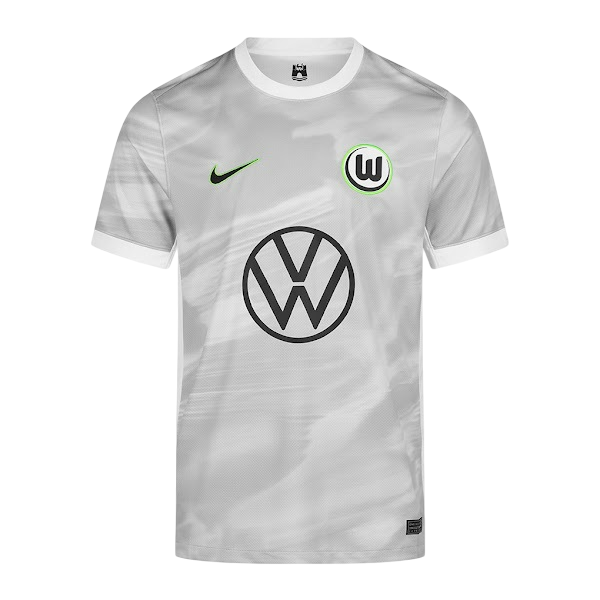 Camisa Wolfsburg Away 25/26 Torcedor Nike Masculino - Cinza