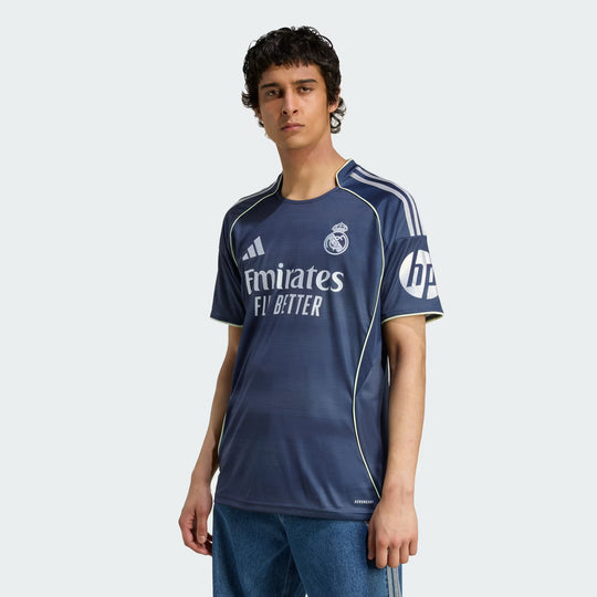 Camisa Real Madrid Away 25/26 s/n° Torcedor Adidas Masculina - Azul Marinho