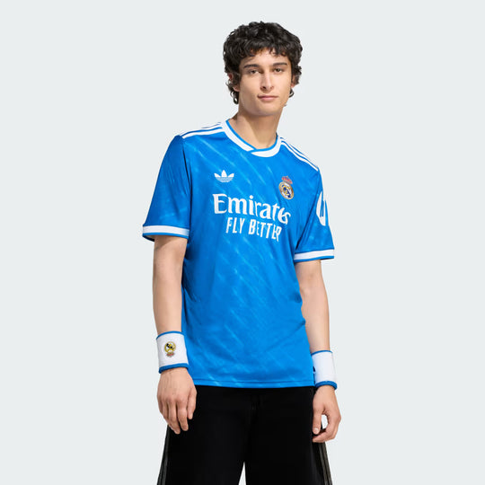 Camisa Real Madrid Third 25/26 s/n° Torcedor Adidas Masculina - Azul