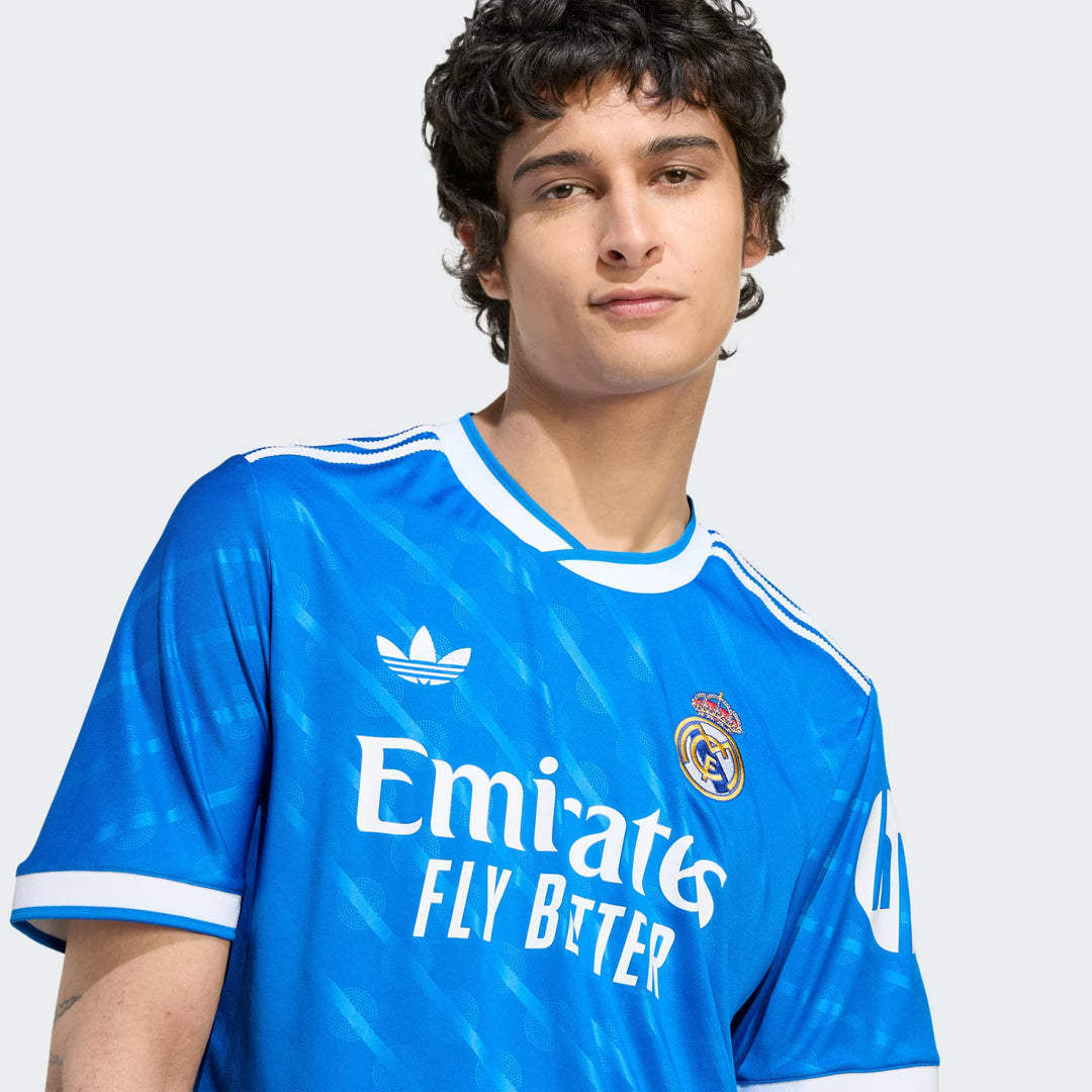 Camisa Real Madrid Third 25/26 s/n° Torcedor Adidas Masculina - Azul