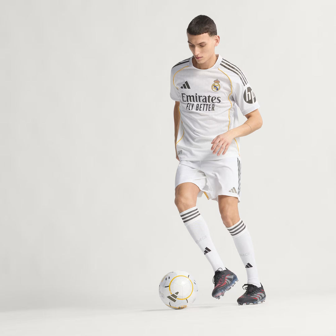 Camisa Real Madrid Home 25/26 Jogador Adidas Masculina - Branca