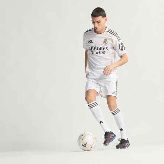 Camisa Real Madrid Home 25/26 Jogador Adidas Masculina - Branca