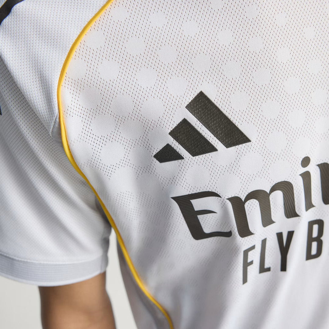 Camisa Real Madrid Home 25/26 Jogador Adidas Masculina - Branca