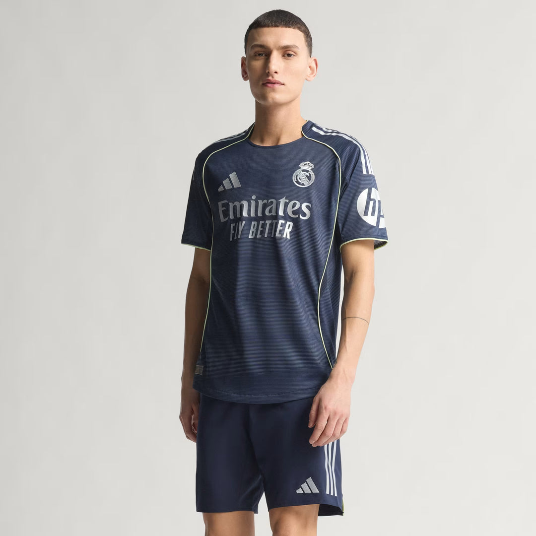 Camisa Real Madrid Away 25/26 Jogador Adidas Masculina - Azul Marinho