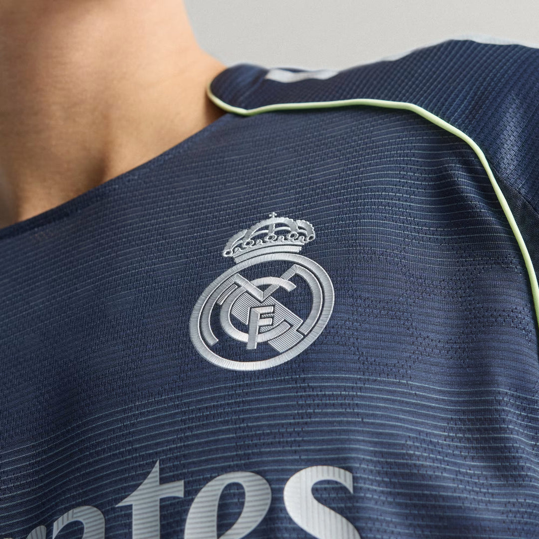Camisa Real Madrid Away 25/26 Jogador Adidas Masculina - Azul Marinho