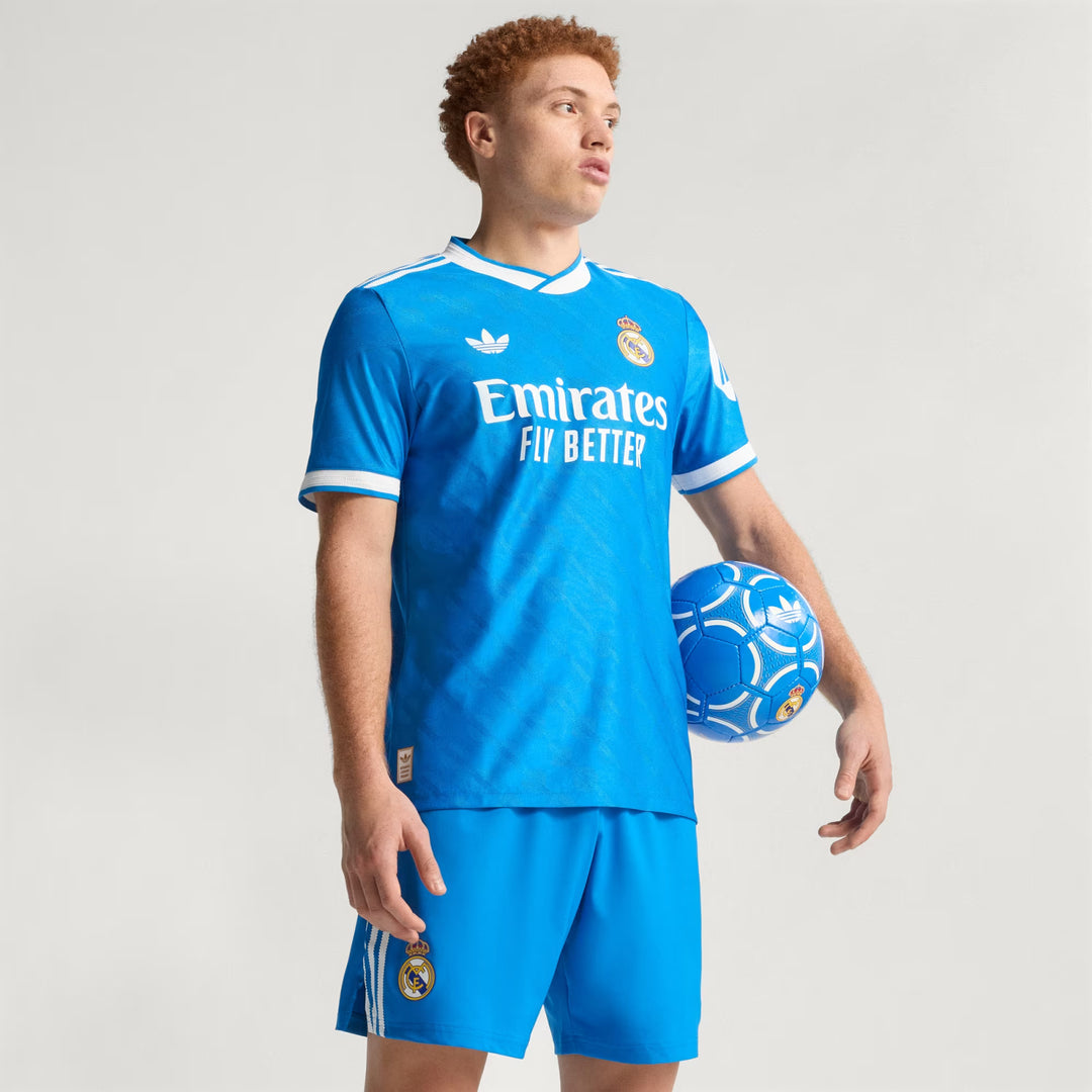 Camisa Real Madrid Third 25/26 Jogador Adidas Masculina - Azul